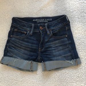 American Eagle Midi jean shorts